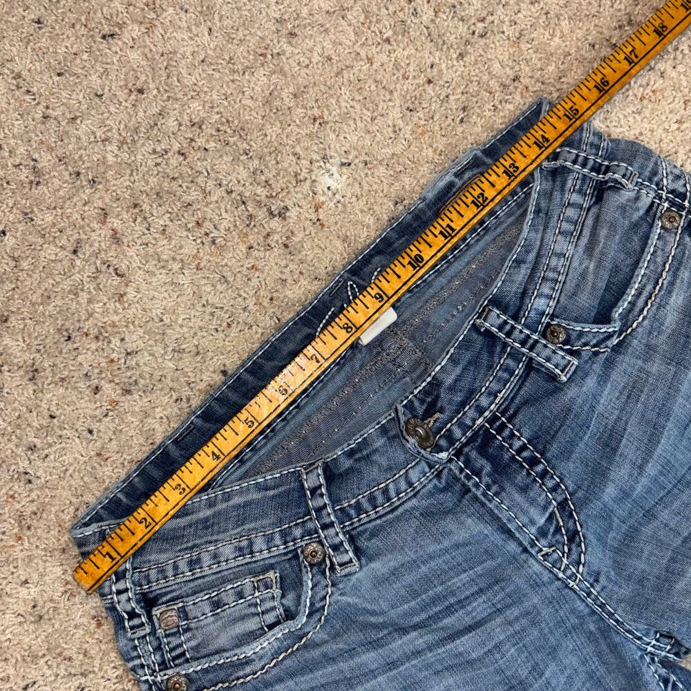 Silver Jeans Camden Rose Bell Bottom Womens 30x31 Medium Wash Low Rise Flare Y2K - Picture 8 of 8